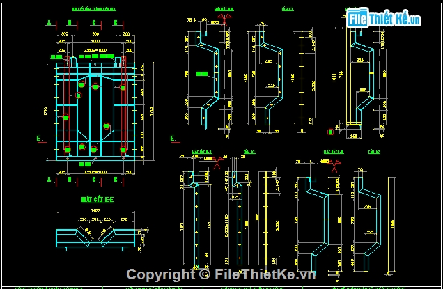 Bản vẽ chi tiết,ban ve van khuon I33,ban ve van khuon dam,van khuon dam i 33m